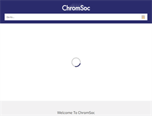 Tablet Screenshot of chromsoc.com